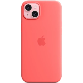 Силиконовый чехол Apple MagSafe для iPhone 15 Plus Guava