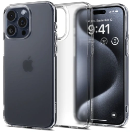 Чехол Spigen Ultra Hyibrid для iPhone 15 Pro (ACS06707) Crystal Clear