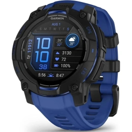 Смарт-часы Garmin Instinct 3 45mm Amoled Bolt Blue/Black Band (010-02936-03)
