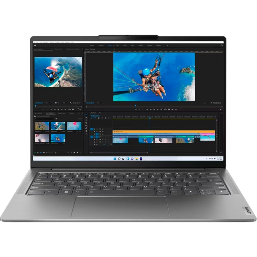 Ноутбук Lenovo Yoga Slim 6 14APU8 14 WUXGA OLED/ R5-7540U/16Gb/512Gb SSD (82X3000MRK) Storm Grey фото 4