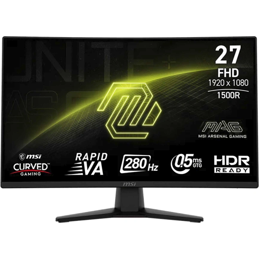 Монитор MSI 27" MAG 274CXF VA Black фото 1