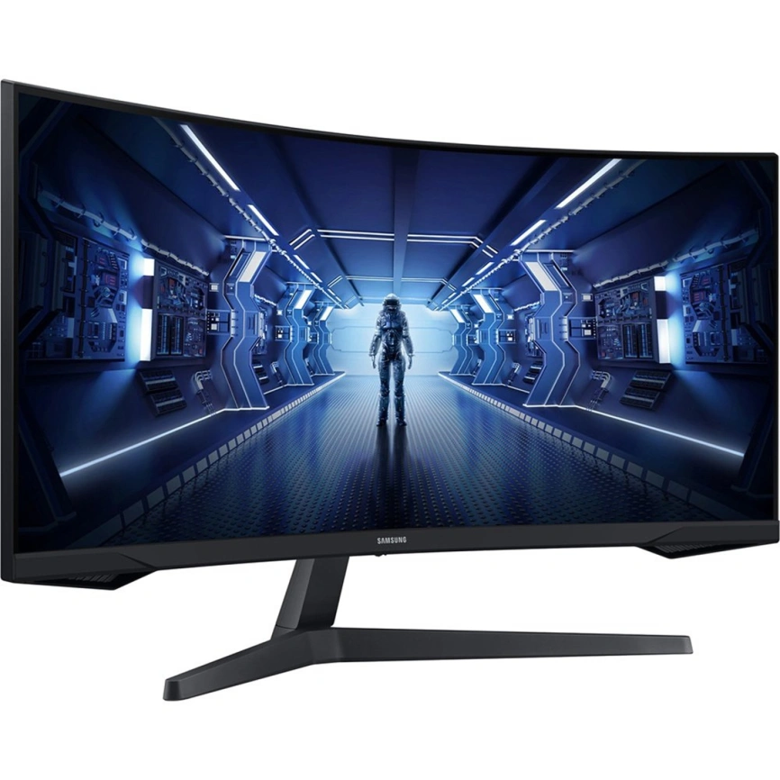 Монитор Samsung 34" Odyssey G5 C34G55TWWI Black (LC34G55TWWIXCI) фото 3