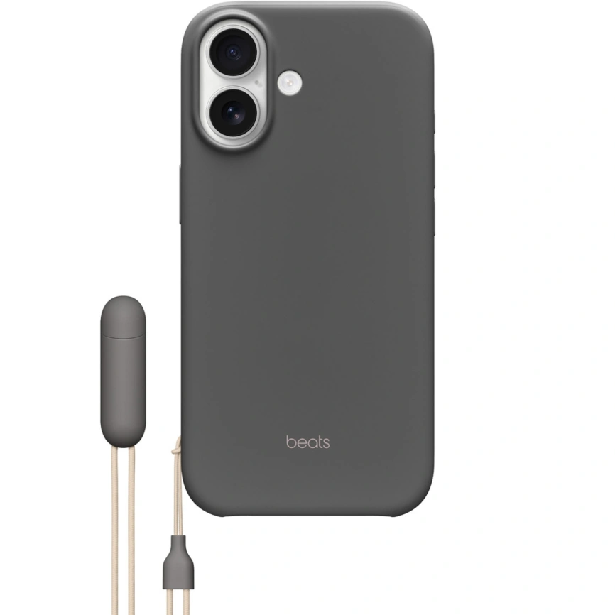 Чехол Beats Kickstand Case with MagSafe and Camera Control для iPhone 17 Granite Gray фото 2