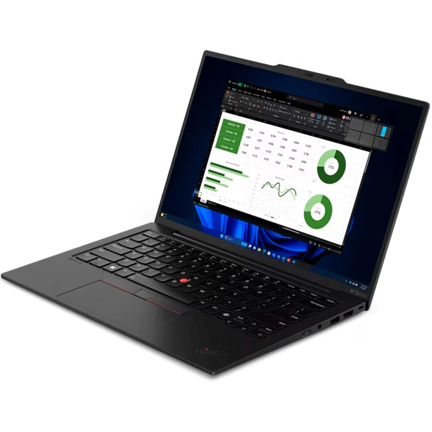 Ноутбук Lenovo ThinkPad X1 Carbon G12 14 WUXGA IPS/ i7-155H Ultra/16Gb/512Gb SSD (21KDS3WA00) Black фото 3