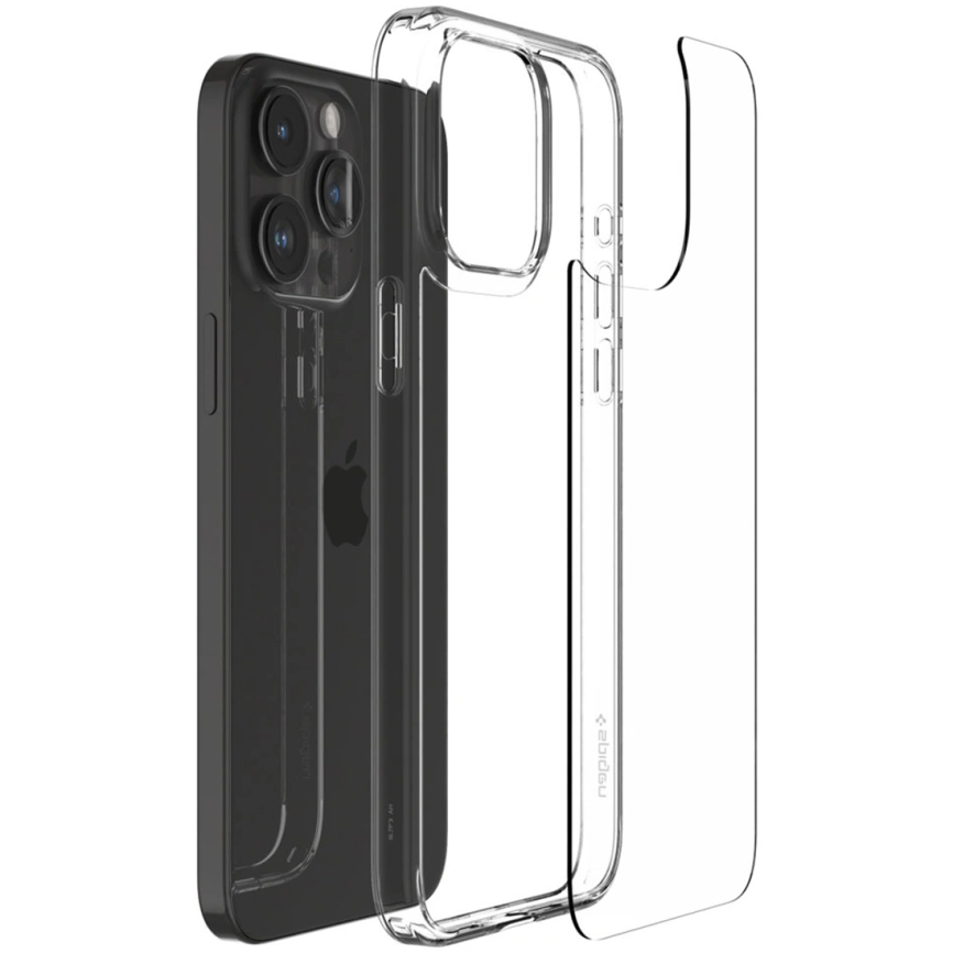 Чехол Spigen Airskin Hyibrid для iPhone 15 Pro Max (ACS06554) Crystal Clear фото 10