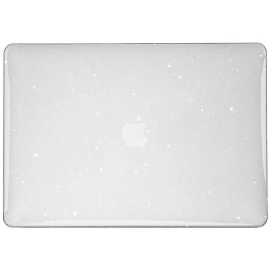 Чехол-накладка Gurdini Transparent для Macbook Neo 13 Сlear with Glitter фото 2