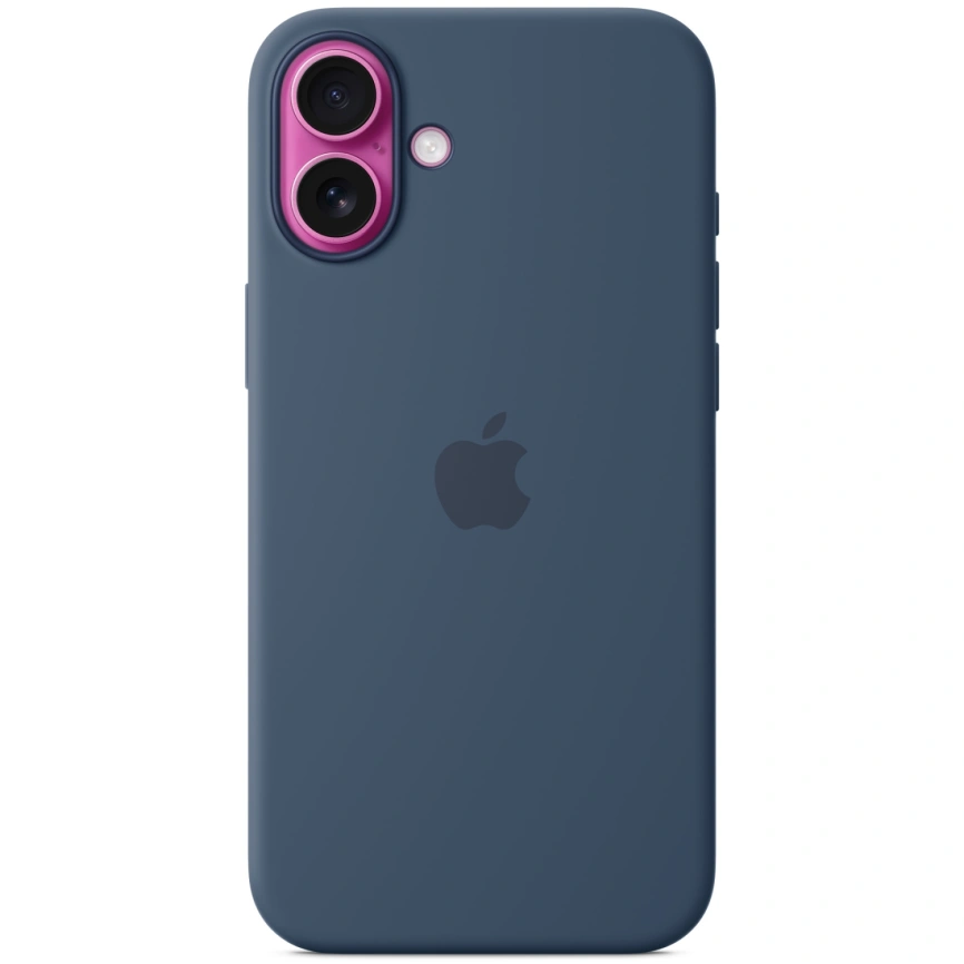 Чехол Apple Silicone Case with MagSafe для iPhone 16 Denim фото 4