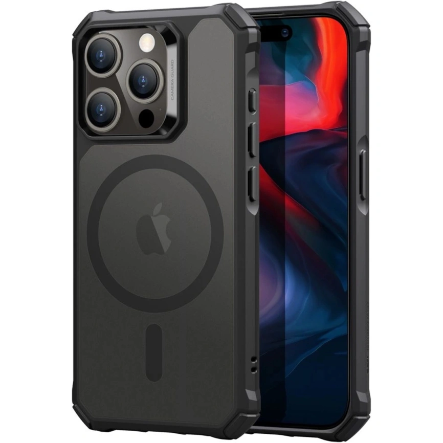 Чехол ESR Air Armor Halolock Magsafe для iPhone 15 Pro Max Frosted Black фото 2
