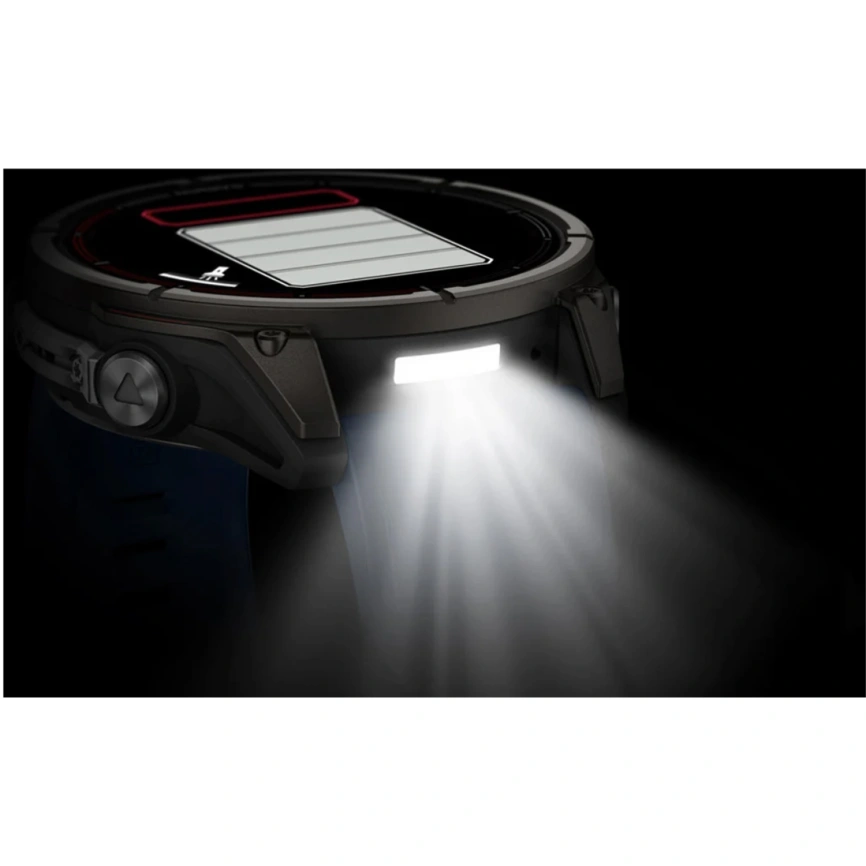 Спортивные часы Garmin Quatix 8 47mm (010-02904-51) Amoled Sapphire Titanium Grey with Blue Band фото 7