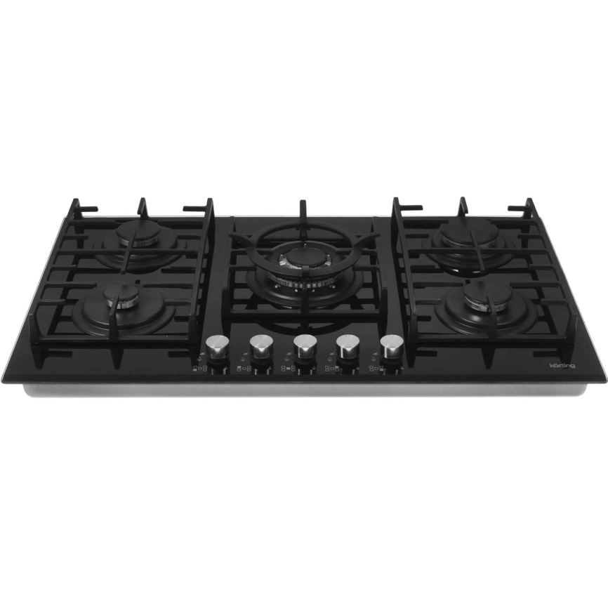 Газовая варочная панель Korting HGG 9835 CTN Black фото 2