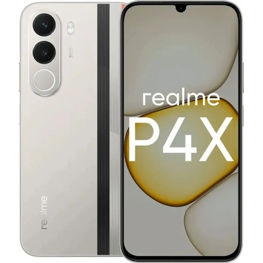 Смартфон Realme P4X 4/128GB Rally White (RMX5366) фото 1