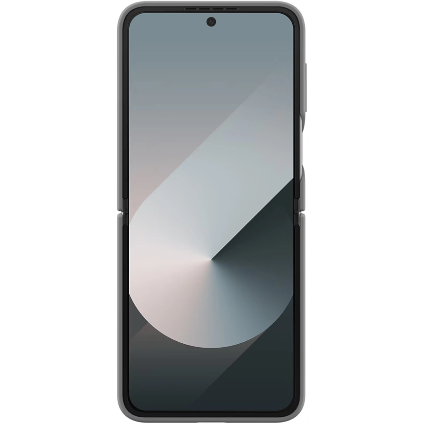 Чехол Samsung Silicone Case with Ring для Galaxy Z Flip6 Gray фото 5