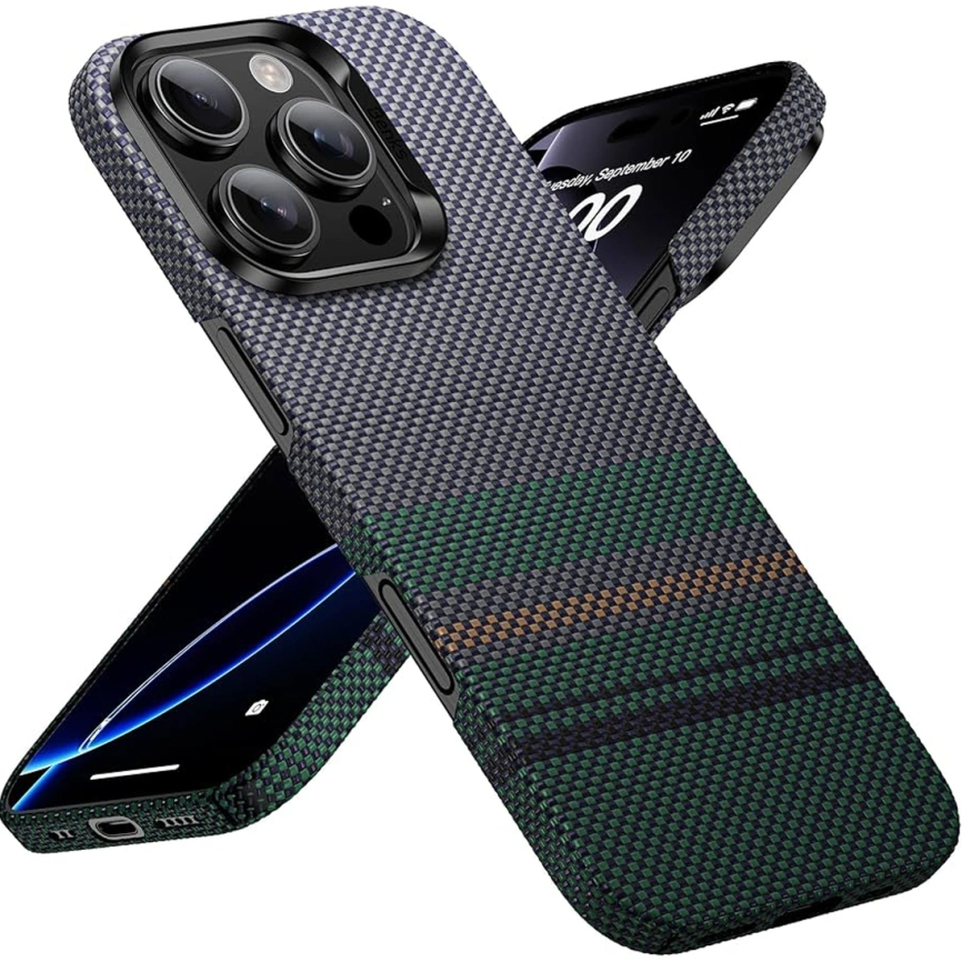 Чехол Benks ArmorPro Case built with Kevlar для iPhone 16 Pro Max Aurora фото 4