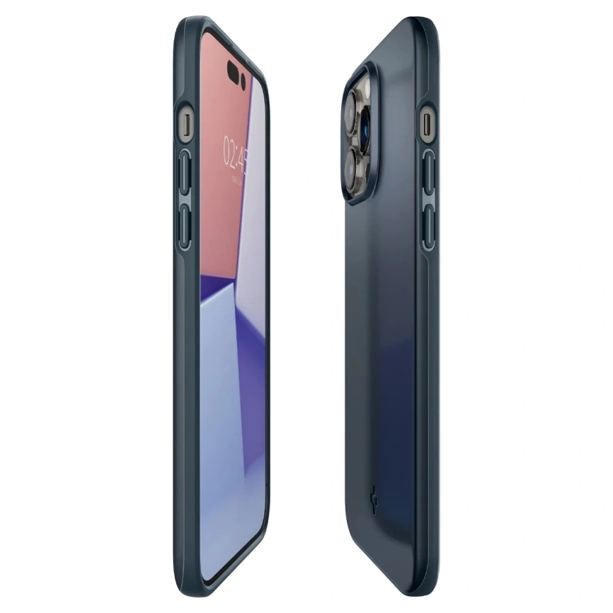 Чехол Spigen Thin Fit для iPhone 14 Pro Max (ACS04768) Metal Slate фото 6