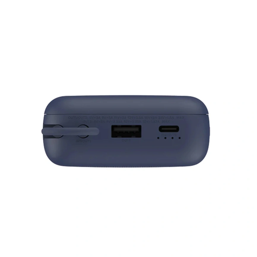 Внешний аккумулятор Xiaomi Power Bank 20000mAh (Integrated Cable) Blue фото 5