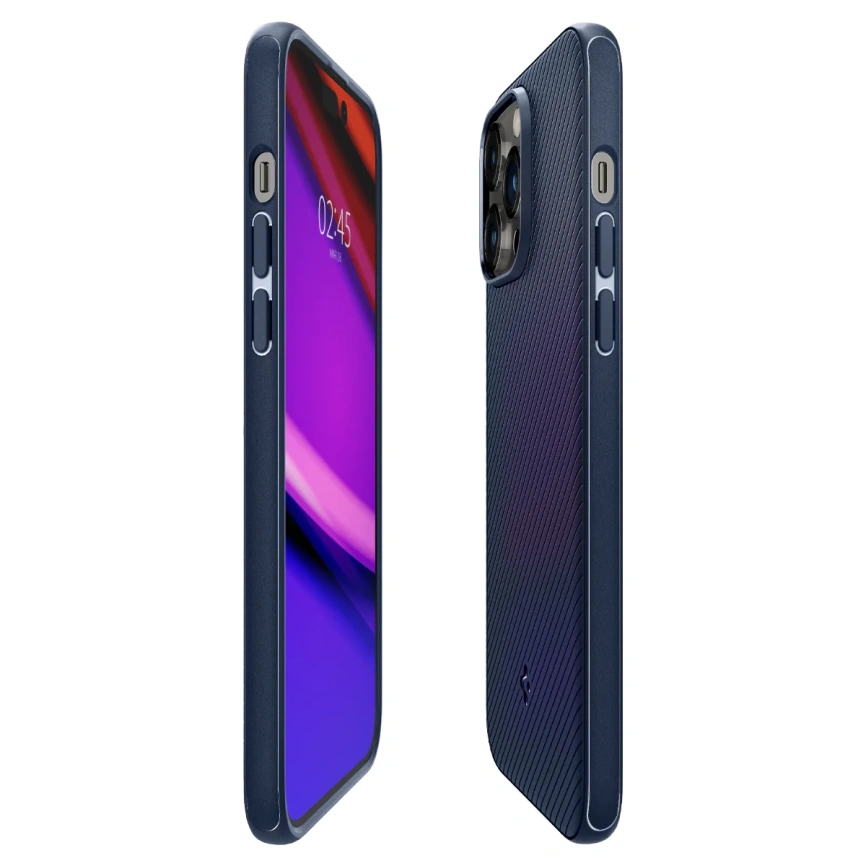 Чехол Spigen Mag Armor MagFit для iPhone 14 Pro Max ( ACS04845) Navy Blue фото 2
