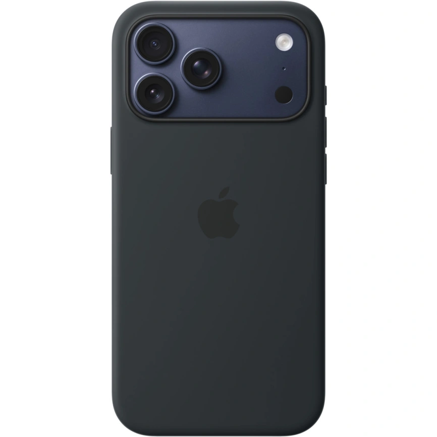 Чехол Apple Silicone Case with MagSafe для iPhone 17 Pro Black фото 1