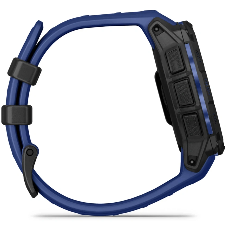 Смарт-часы Garmin Instinct 3 45mm Amoled Bolt Blue/Black Band (010-02936-03) фото 5