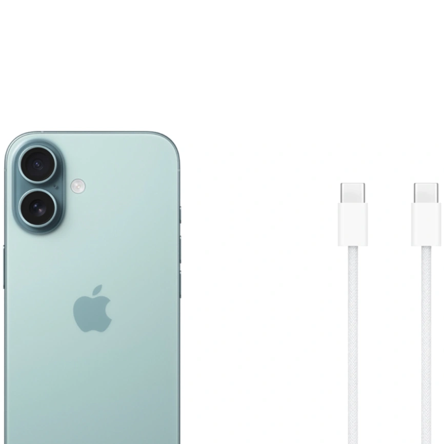 Смартфон Apple iPhone 16 128Gb eSim Teal фото 5