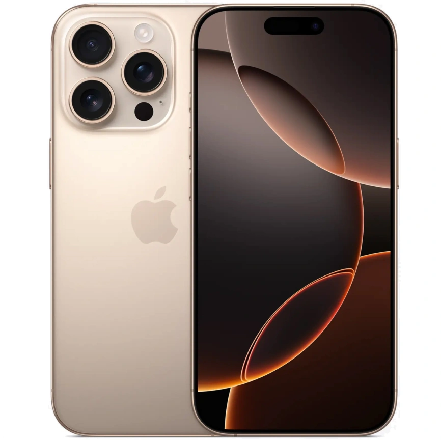 Смартфон Apple iPhone 16 Pro 512Gb nano Sim + eSim Desert Titanium фото 1
