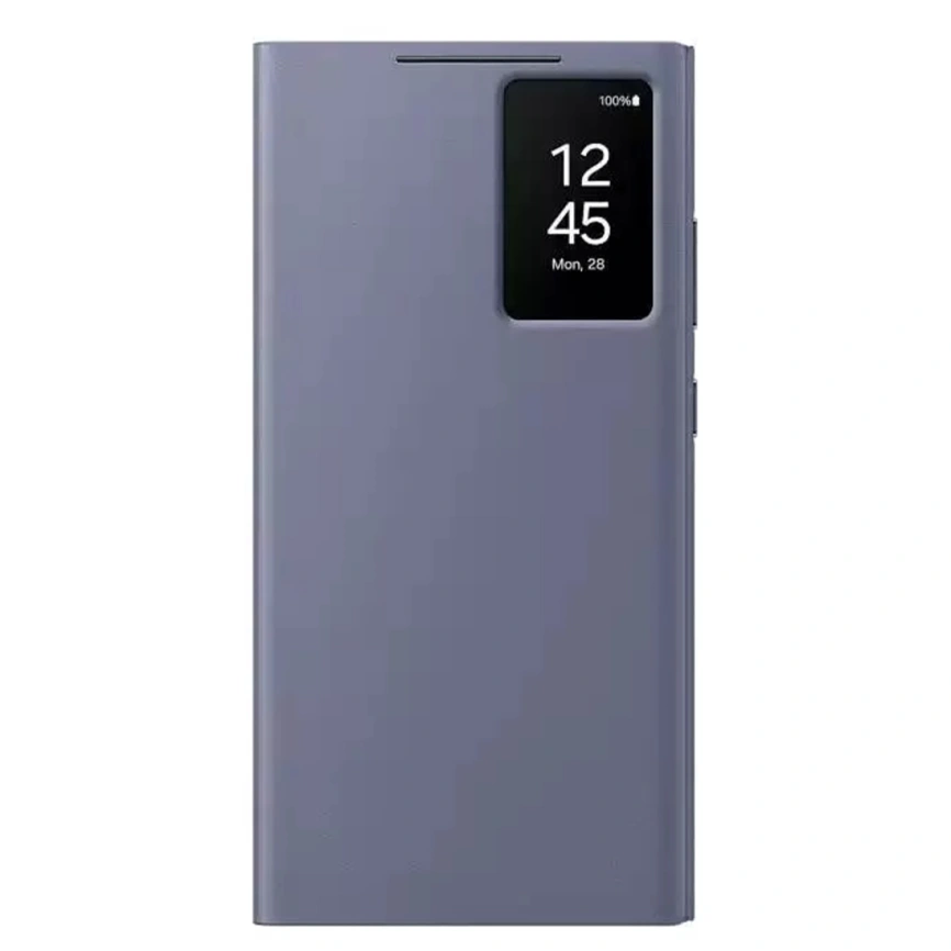 Чехол-книжка Samsung Smart View Wallet Case для S24 Ultra Violet фото 1