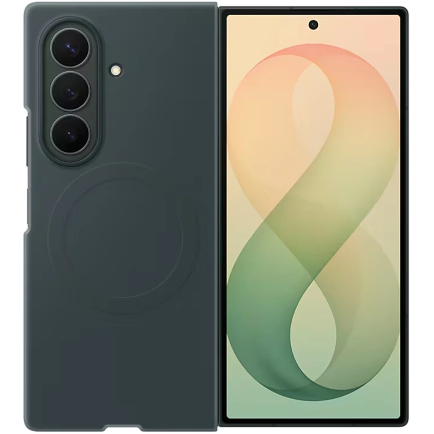 Чехол Samsung Silicone Magnet Case для Galaxy Z Fold8 Ultra Green Shadow фото 1