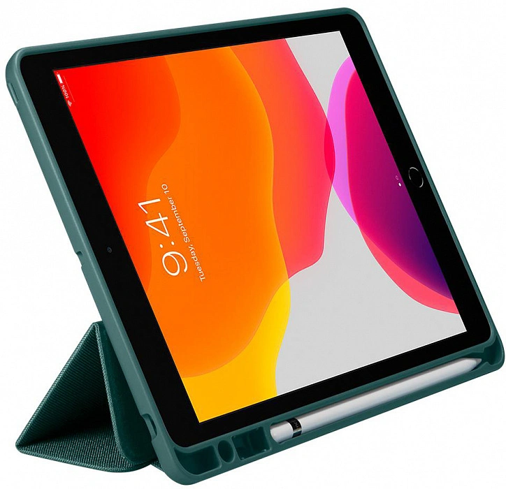 Чехол Spigen Case Urban Fit для iPad 10.2 2021 (ACS01062) Green фото 9