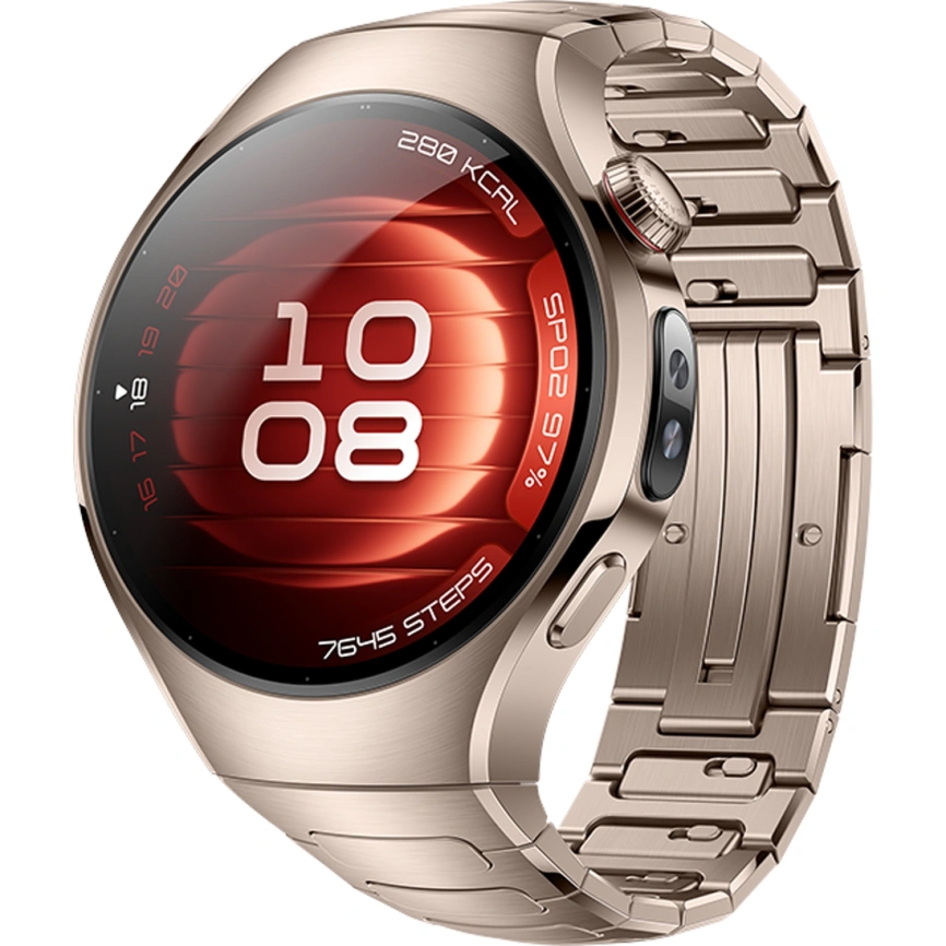 Смарт-часы Huawei Watch 5 42mm Sand Gold Titanium (55020EVP) фото 1