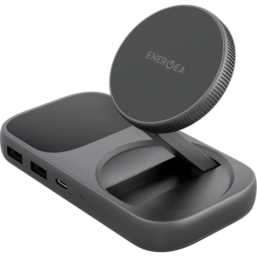 Беспроводное зарядное устройство EnergEA Widock Plus (7 в 1) Gunmetal (WIDOCK-PLU71-GUN) фото 1