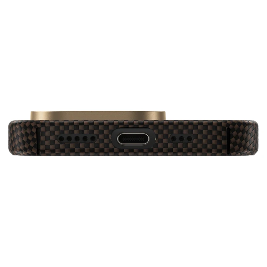 Чехол Benks ArmorTint Case built with Kevlar для iPhone 16 Pro Max Gold фото 3
