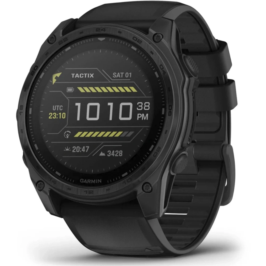 Смарт-часы Garmin Tactix 8 51mm Solar Sapphire Elite Applied Ballistics (010-03407-11) Black фото 1