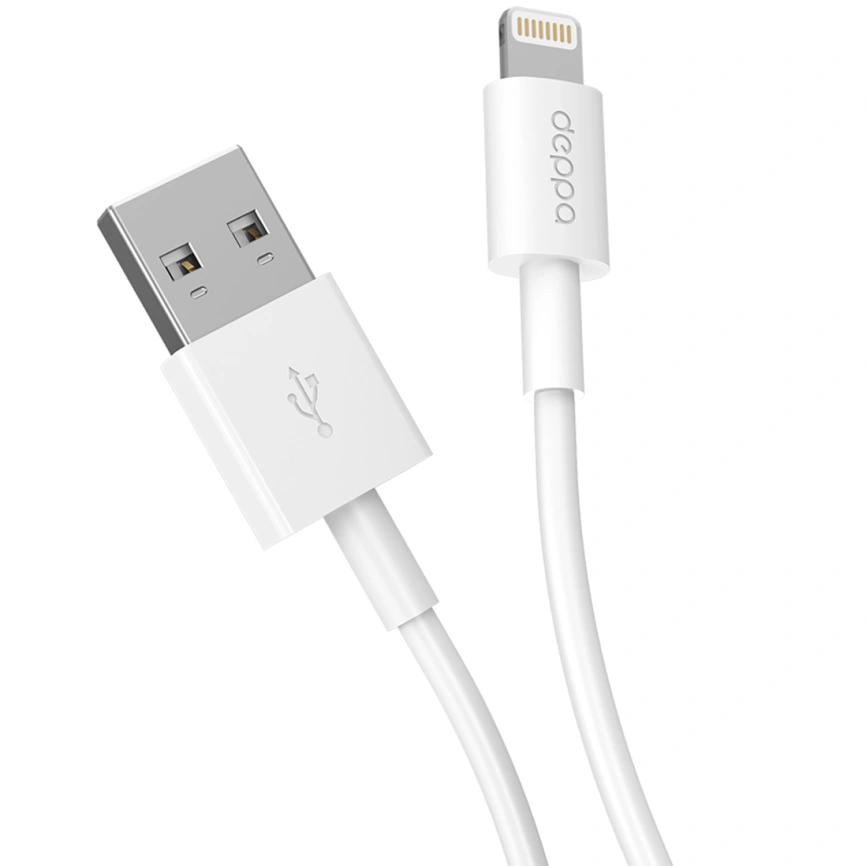 Кабель Deppa USB/Lightning 2m 72223 White фото 2